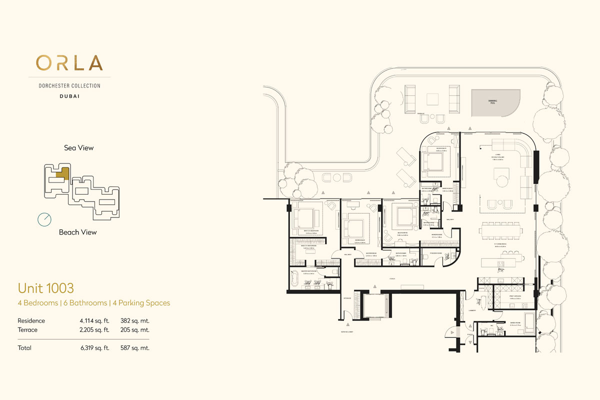 ORLA, Dorchester Collection, Dubai - Interior 2